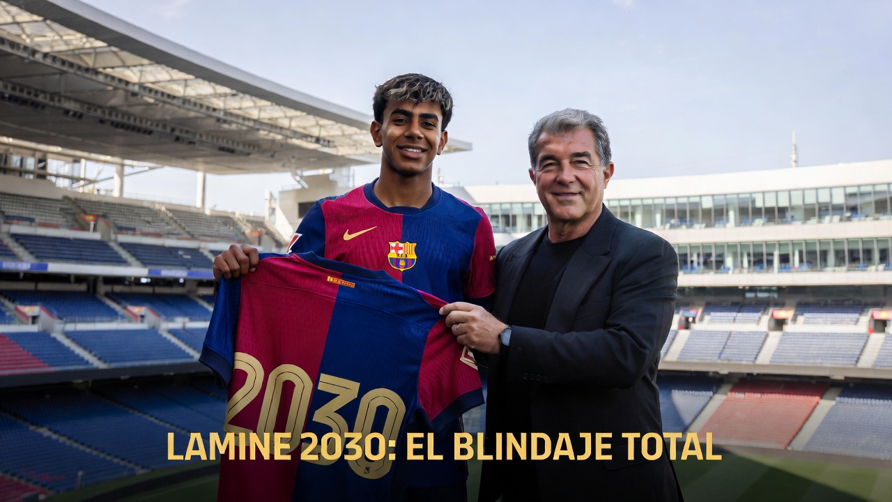 Lamine Yamal 2030: El Barça blinda a su estrella con una cláusula