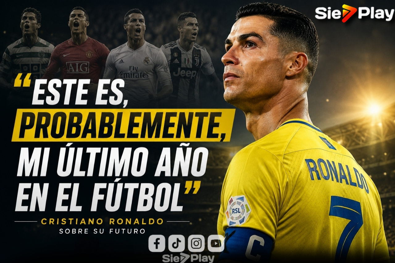 Cristiano Ronaldo sorprende al hablar de su retirada: “Probablemente este sea mi último año en el fútbol”