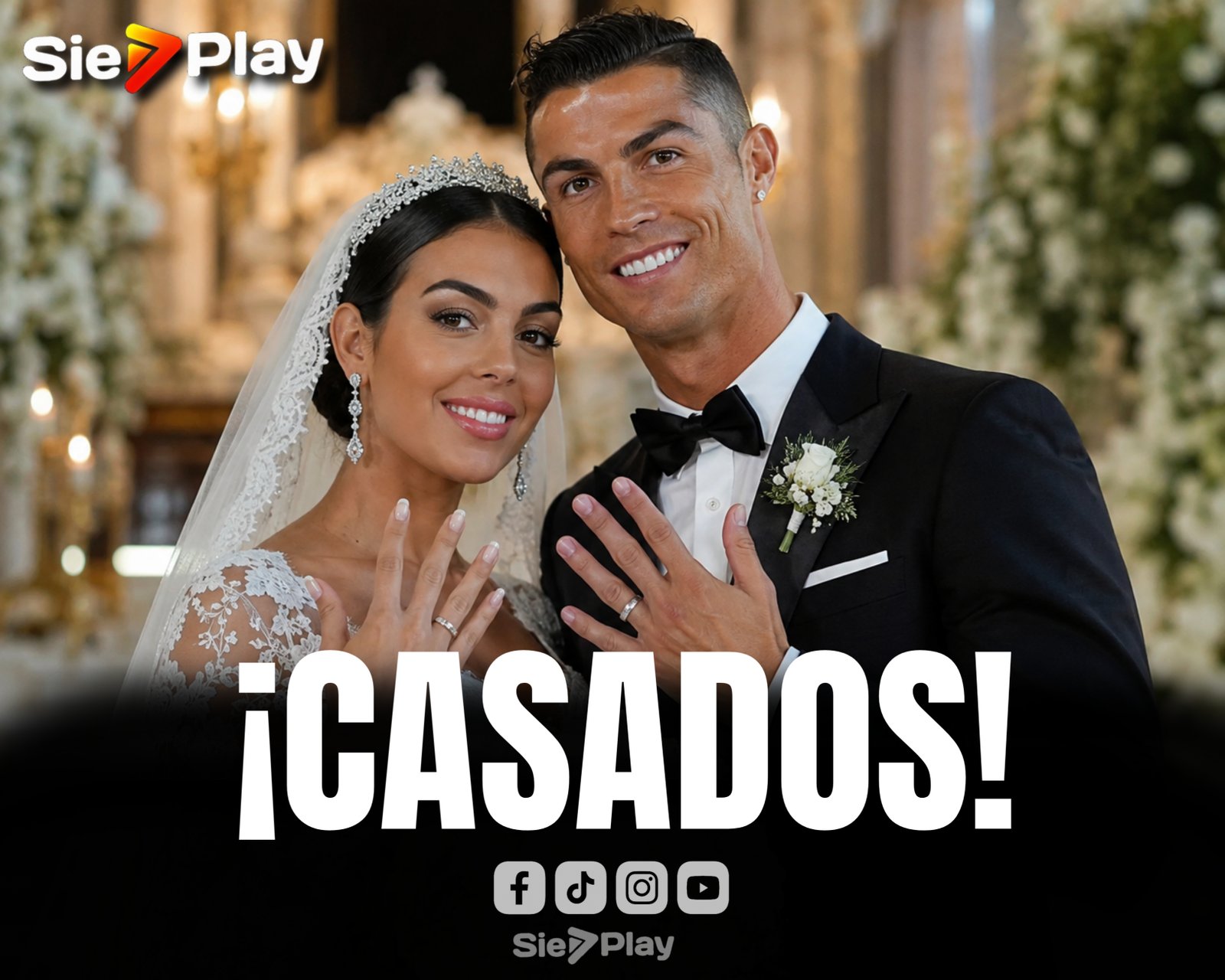 Cristiano Ronaldo y Georgina Rodríguez ya son marido y mujer tras casi una década juntos
