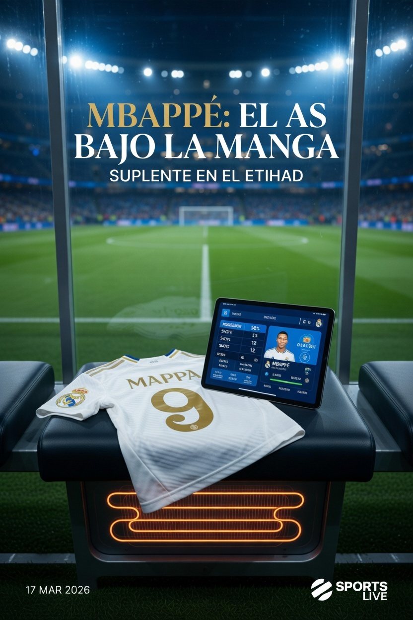 ¡Bomba en el Etihad! Mbappé empieza en el banquillo: El once oficial de Arbeloa ante el City