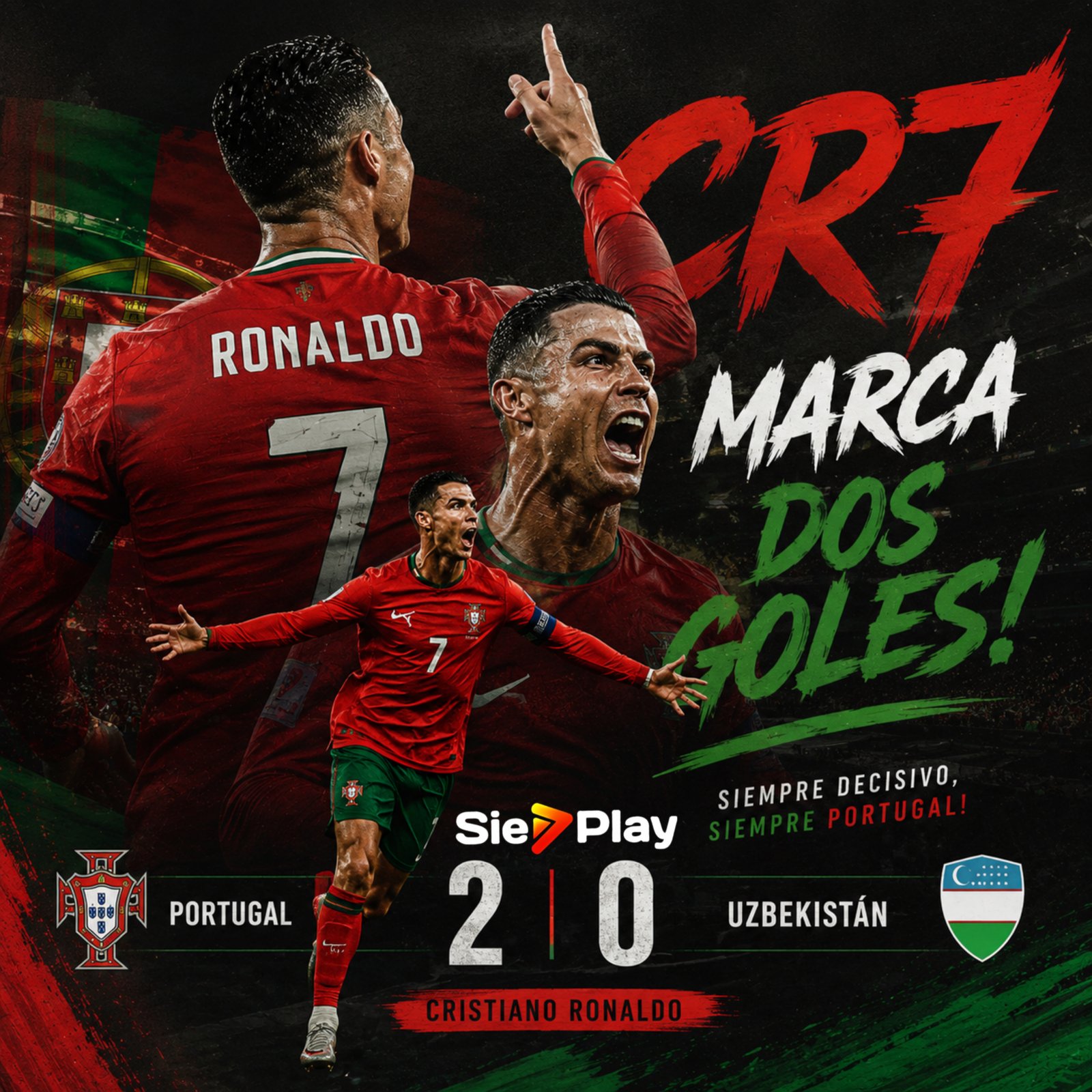 Cristiano Ronaldo marco dos goles