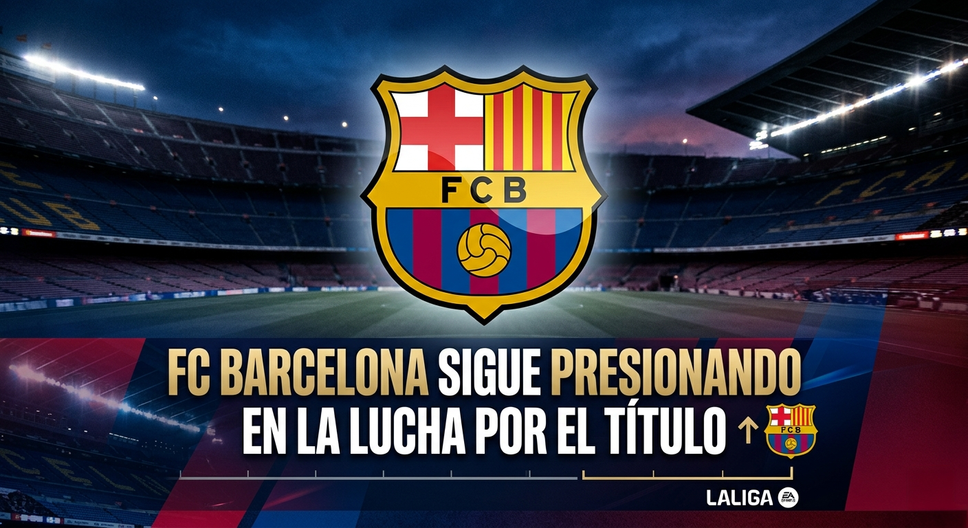 FC Barcelona sigue presionando en la lucha por el título